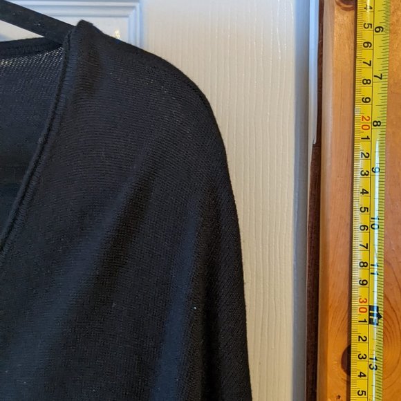 Violeta by Mango Black Dress with Double Sleeve (L) - Picture 5 of 11